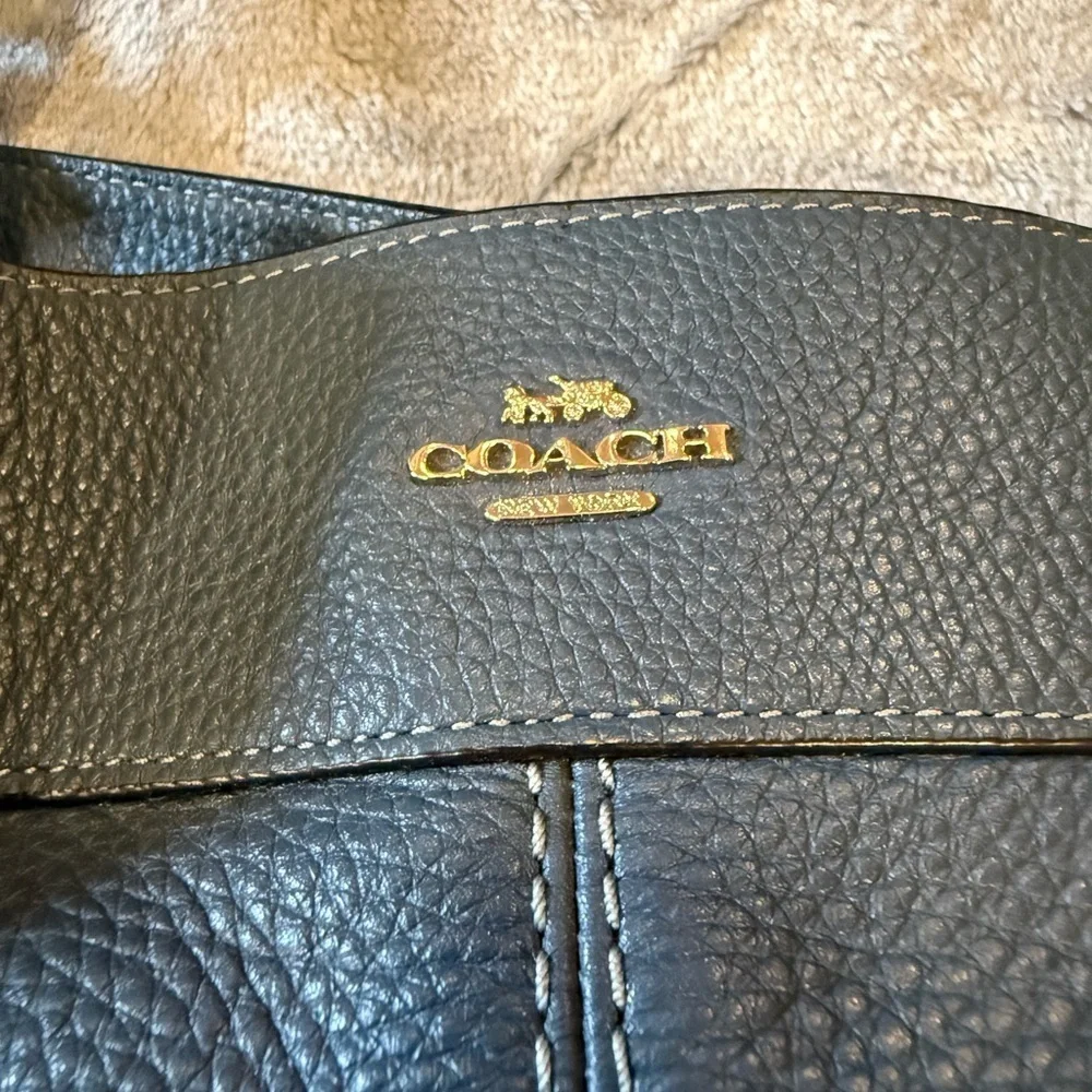 Coach Blue Leather Women's Bag